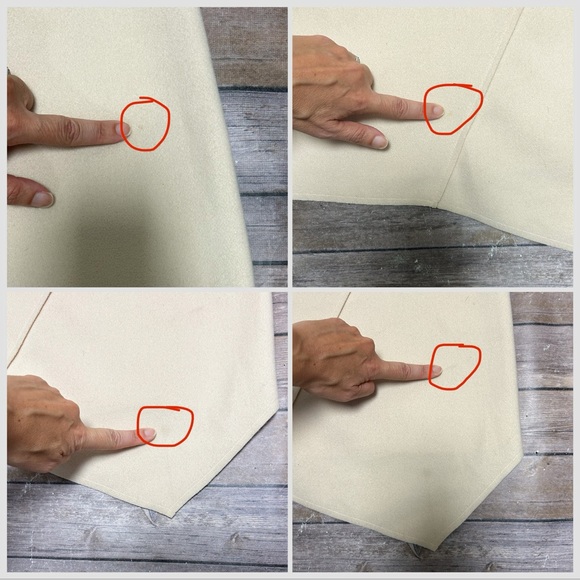 Zara Ivory Felted Pull On Elastic Waistband Asymmetrical Midi Skirt Small NWT - Picture 14 of 14